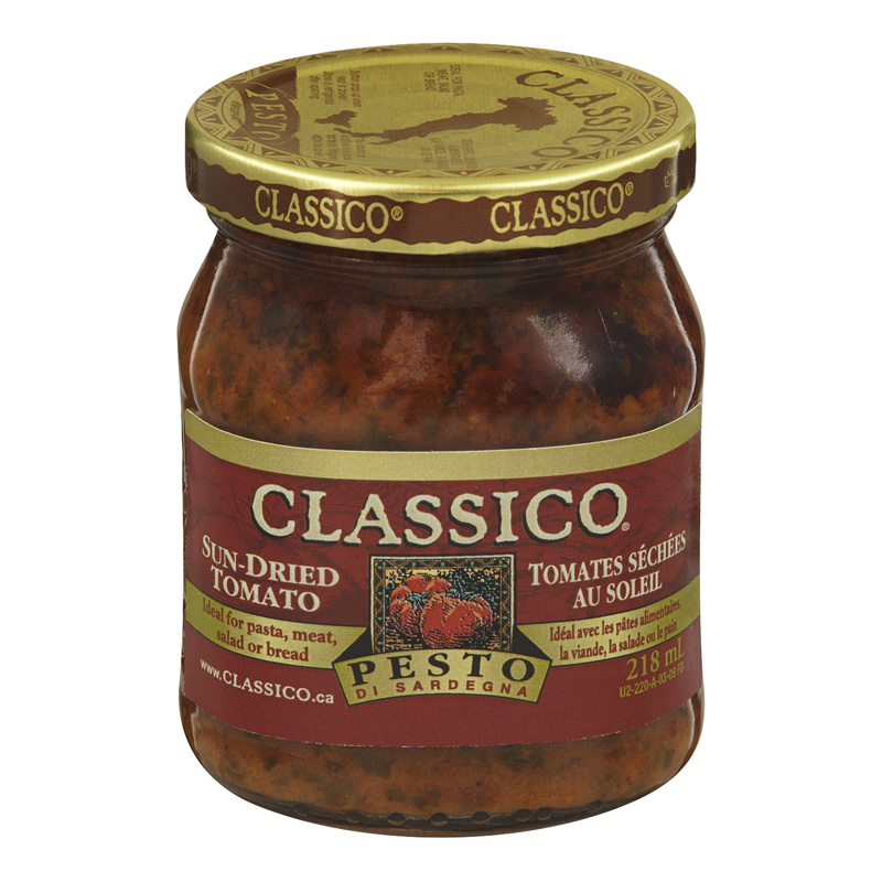 Classico Sauce Sun Dried Tomato Pesto (12-218 mL) (jit) - Pantree Food Service