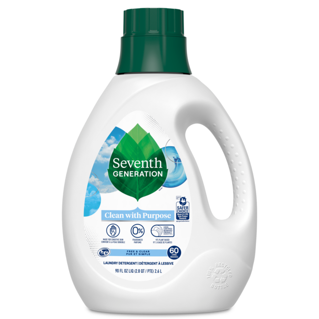 Seventh Generation - Liquid Detergent - Free & Clear (4x90oz) (jit) - Pantree Food Service