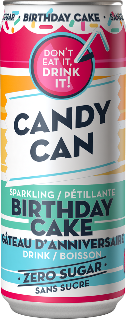 Candy Can - Birthday Cake (12x330ml) - Pantree Food Service