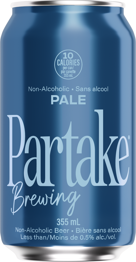 Partake Beer NonAlcoholic Pale (24 - 355 mL) (jit) - Pantree Food Service