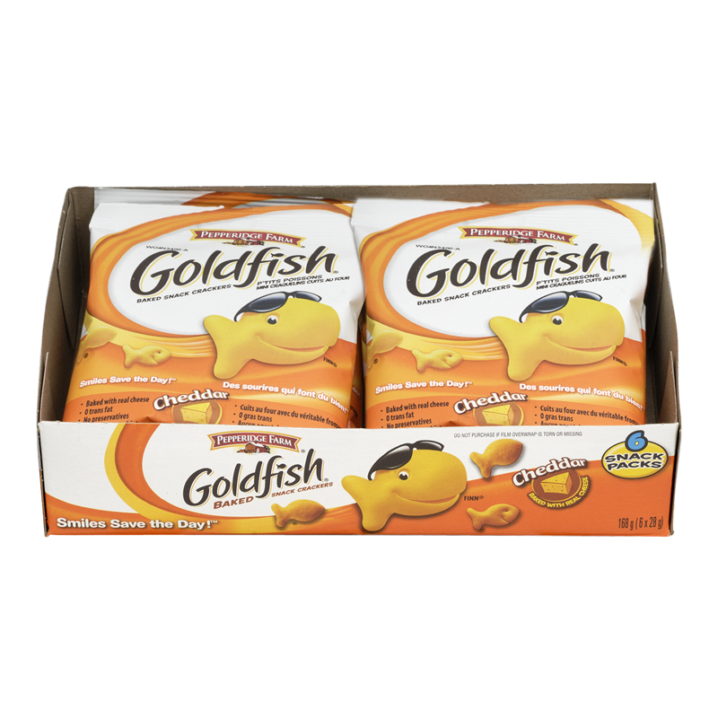 Pepperidge Farm Goldfish Snack Packs (18-168 g (108 Packs Per Case)) (jit) - Pantree Food Service