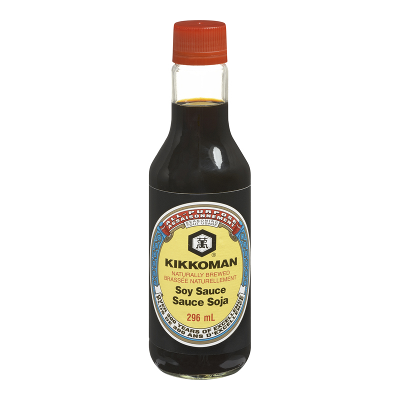 Kikkoman Soya Sauce (12-296 mL) (jit) - Pantree Food Service