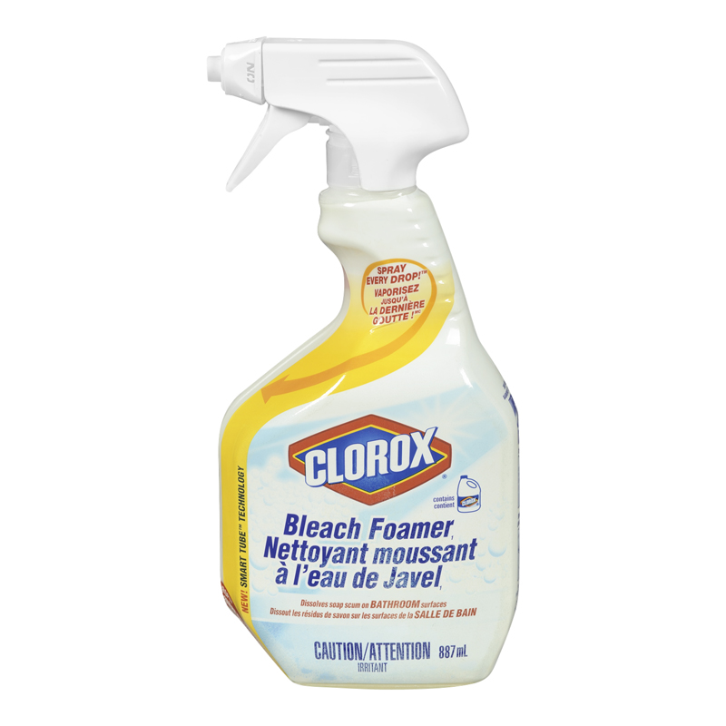 Clorox Bathroom Cleaner - Bleach Foamer (9 - 887 mL) (jit) - Pantree Food Service