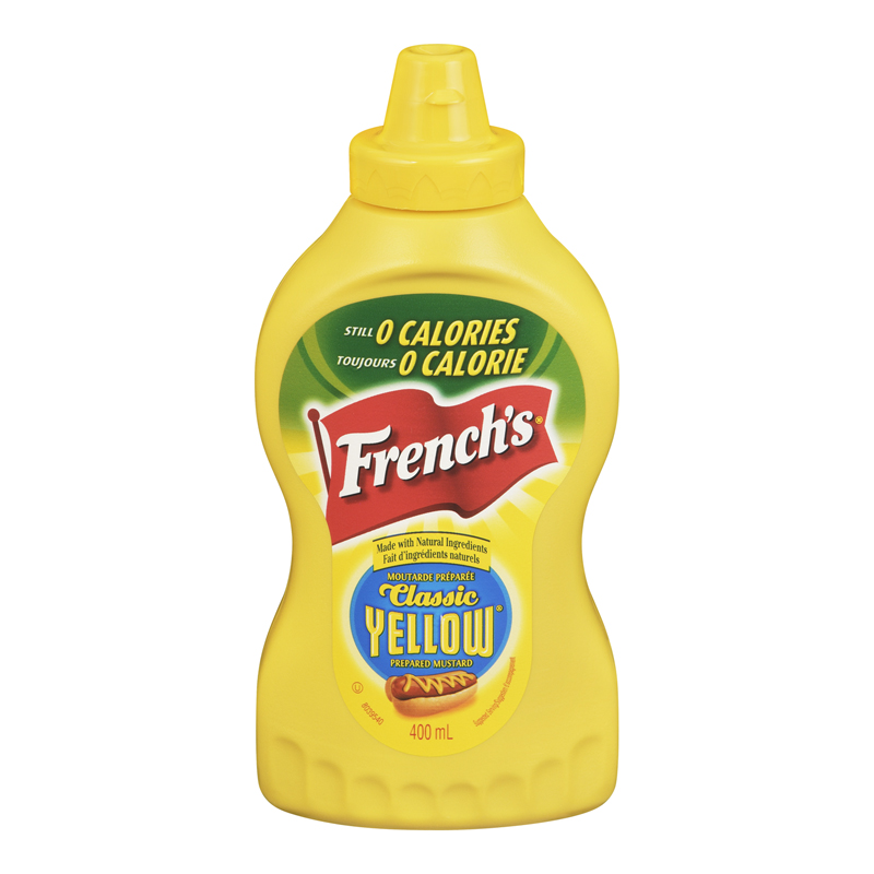 French's Yellow Mustard Squeeze (16-400 mL) (jit) - Pantree Food Service