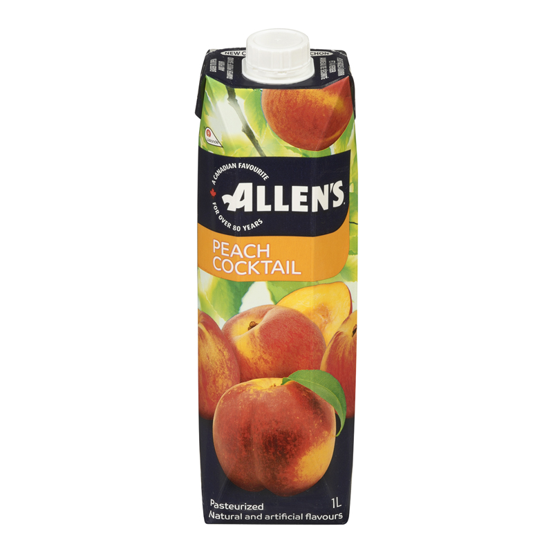 Allen's Cocktail Peach (12-1 L) (jit) - Pantree Food Service