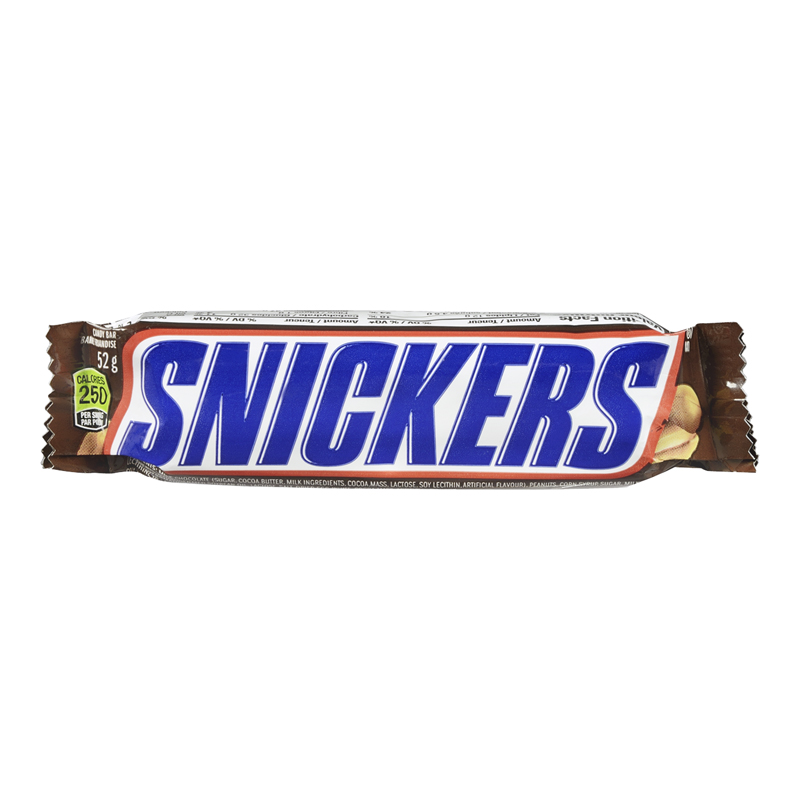 Snickers Bar (48-52 g)(jit) - Pantree Food Service