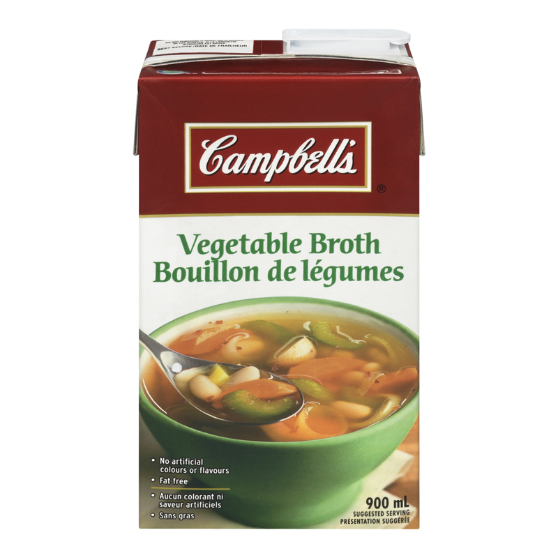 Campbell's Broth Vegetable (Fat Free) (12-900 mL) (jit) - Pantree Food Service