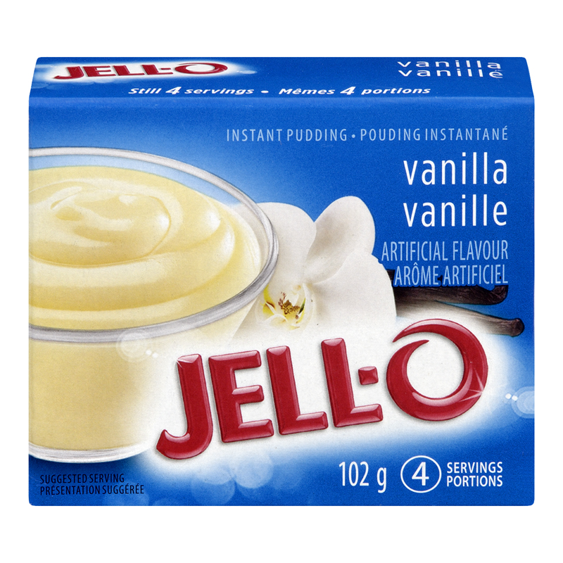 Jello Instant Pudding Vanilla (24-102 g) (jit) - Pantree Food Service
