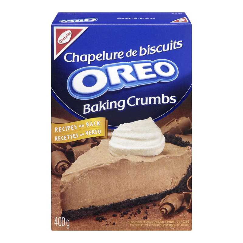 Christie Oreo Baking Crumbs 12x400g (Christie Oreo Baking Crumbs 12x400g) (jit) - Pantree Food Service