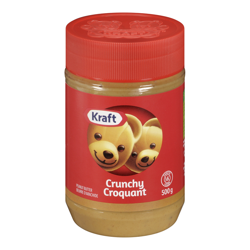 Kraft Peanut Butter Crunchy (12-500 g) (jit) - Pantree Food Service