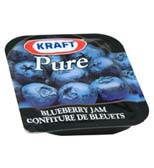 Kraft Pure Blueberry Jam-single Serve (140's) - Pantree Food Service