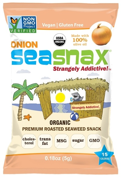 SeaSnax - Seaweed Snack - Toasty Onion (16x5g) - Pantree Food Service
