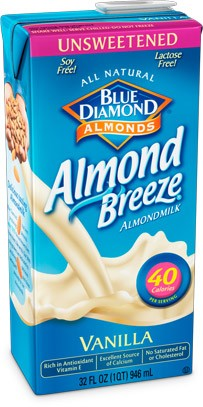 Blue Diamond Shelf-Stable Unsweetened Vanilla Almond Milk (Gluten Free, Peanut Free, Non-GMO, Kosher, Vegan) (12-946 mL) (jit) - Pantree Food Service