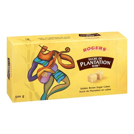 Rogers Brown Raw Sugar Cubes (12-500 g) - Pantree Food Service