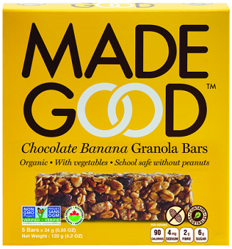 Made Good Chocolate Banana Organic Granola Bars (CASE: 30-24 g (Bars)) - Pantree Food Service