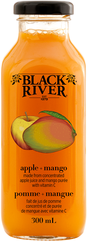 Black River Mango Apple Juice Blend (24-300 mL) - Pantree Food Service