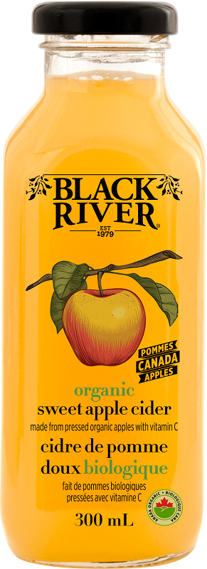 Black River Organic Apple Cider (24-300 mL) - Pantree Food Service