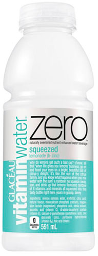 Glaceau vitaminwater - zero squeezed lemonade (12 x 591ml) - Pantree Food Service