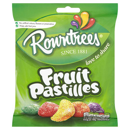 Rowntrees Fruit Pastilles Bags (Products Of The U.K.) - Vegan (10-143 g) (jit) - Pantree Food Service