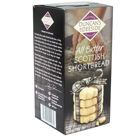 Duncans Shortbread All Butter Scottish (Product Of The U.K.) (12-200 g) (jit) - Pantree Food Service