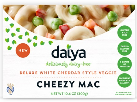 Daiya Mac &amp; Cheese Deluxe White Cheddar w/Veggie (Lactose Free, Soy Free, Vegan, Gluten Free, Canadian, Kosher) (8-300 g) (jit) - Pantree Food Service