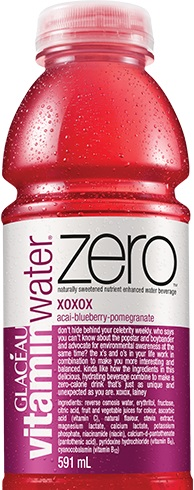 Glaceau vitaminwater - zero xoxox acai blueberry pomegranate (12 x 591ml) - Pantree Food Service