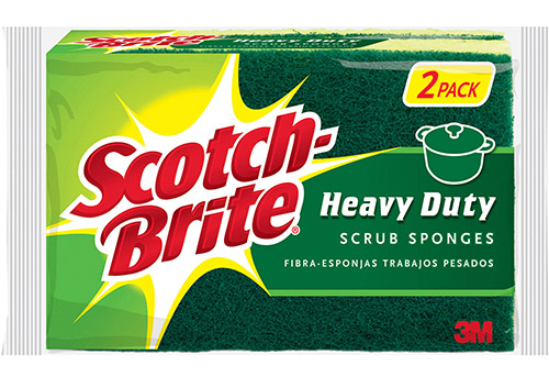 Scotch Brite Heavy Duty Scrub Sponge (12-2 ea) (jit) - Pantree Food Service