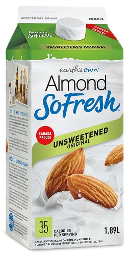 Earth's Own Almond Beverage Unsweetened (Gluten Free, Non-GMO, Kosher) (6-1.89 L) (jit) - Pantree Food Service