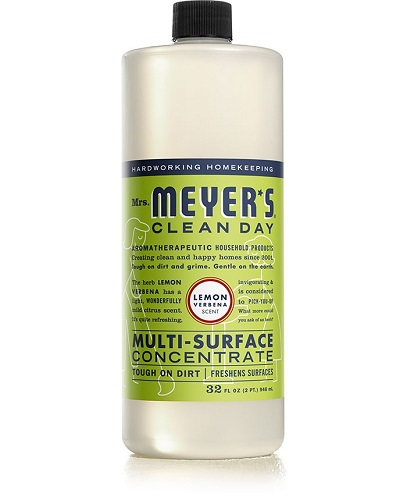 Mrs. Meyers Clean Day Multi-Surface Concentrate Cleaner Lemon Verbena -  (Does not contain chlorine bleach, ammonia, petroleum distillates, parabens, phosphates or phthalates. Concentrated, b - Pantree Food Service