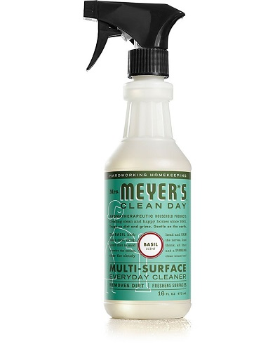 Mrs. Meyers Clean Day Multi-Surface Cleaner Basil -  (Does not contain chlorine bleach, ammonia, petroleum distillates, parabens, phosphates or phthalates. Concentrated, biodegradable formula - Pantree Food Service