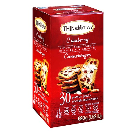 Thin Addictives - Cranberry (30x20g) - Pantree Food Service