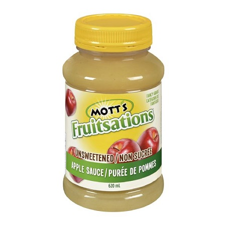 Mott's Fruitsations Applesauce Unsweetened (12-620 mL) (jit) - Pantree Food Service