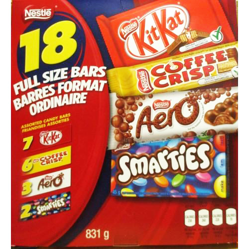 Nestle - Assorted Full Size Chocolate Bars (18x46g) - Pantree Food Service
