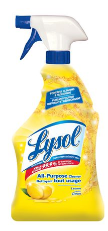 Lysol Lemon Scent All Purpose Cleaner Trigger (12-650 mL) - Pantree Food Service