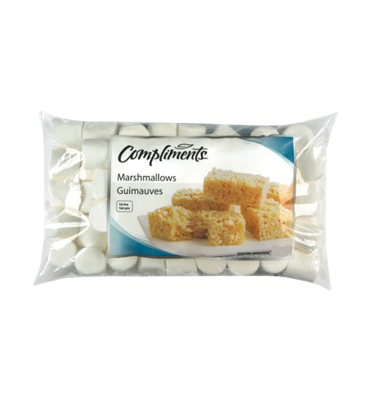 Compliments Marshmallow White Large (12-400 g) (jit) - Pantree Food Service