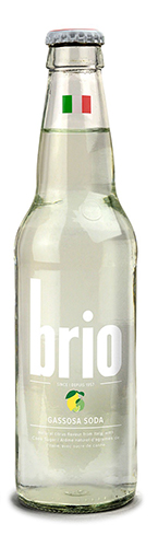 Brio Gassosa Glass Bottle (12-355 mL) - Pantree Food Service