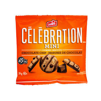 Leclerc - Celebration Mini Chocolate Chip Cookies (30x26g) - Pantree Food Service