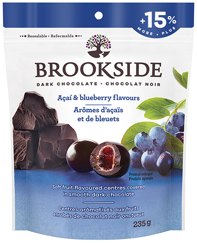 Brookside Dark Chocolate Acai & Blueberry (Kosher) (12-235 g) (jit) - Pantree Food Service