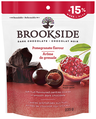 Brookside Dark Chocolate Pomegranate (Kosher) (12-235 g) (jit) - Pantree Food Service