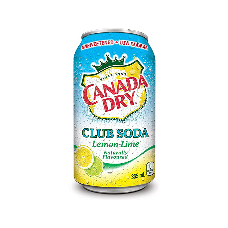 Canada Dry Club Soda - Lemon-Lime (12x355ml) - Pantree Food Service