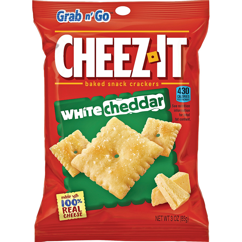 Cheez It Crackers Sharp White Cheddar (6-92 g) (jit) - Pantree Food Service