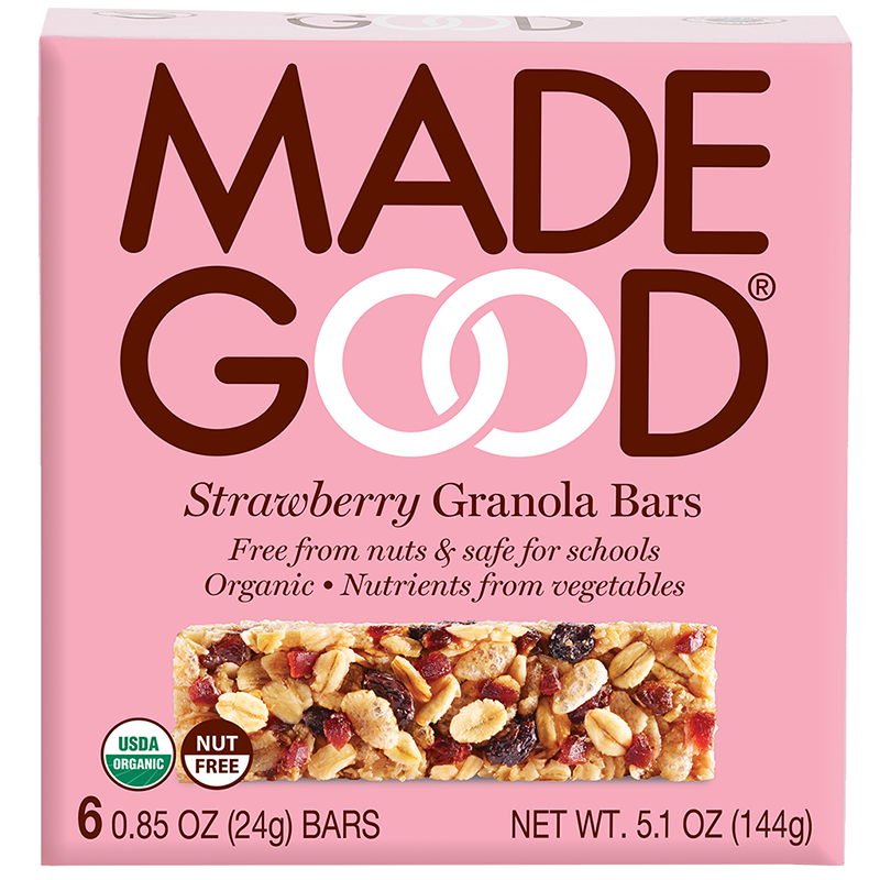 Made Good Strawberry Organic Granola Bars (CASE: 30-24 g (Bars)) - Pantree Food Service