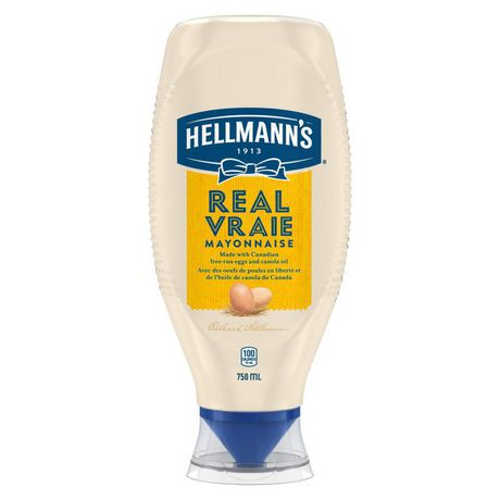 Hellmann's Real Mayonnaise (8 - 750 mL) (jit) - Pantree Food Service