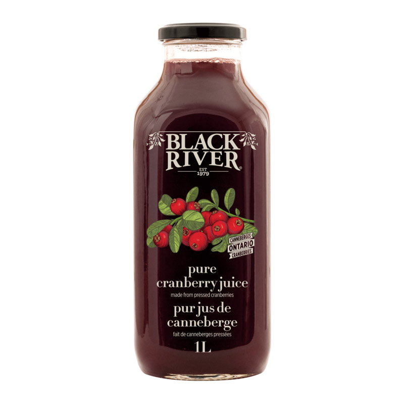 Black River 100% Juice Pure Cranberry (12-1 L) - Pantree Food Service