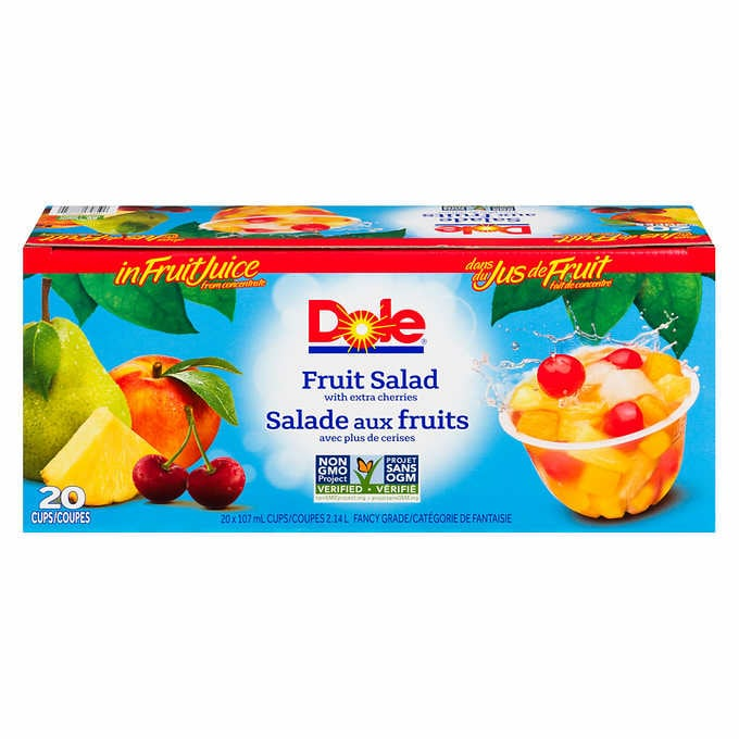 Dole Fruit Salad with Extra Cherries (20 x 107ml) - Pantree Food Service