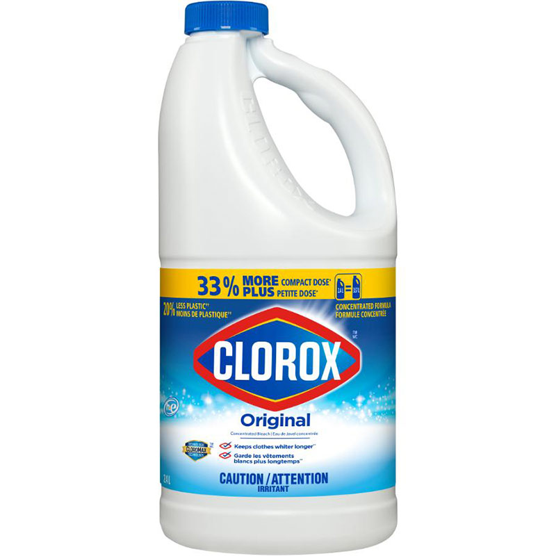 Clorox Bleach Original Concentrated (6-2.4 L) - Pantree Food Service