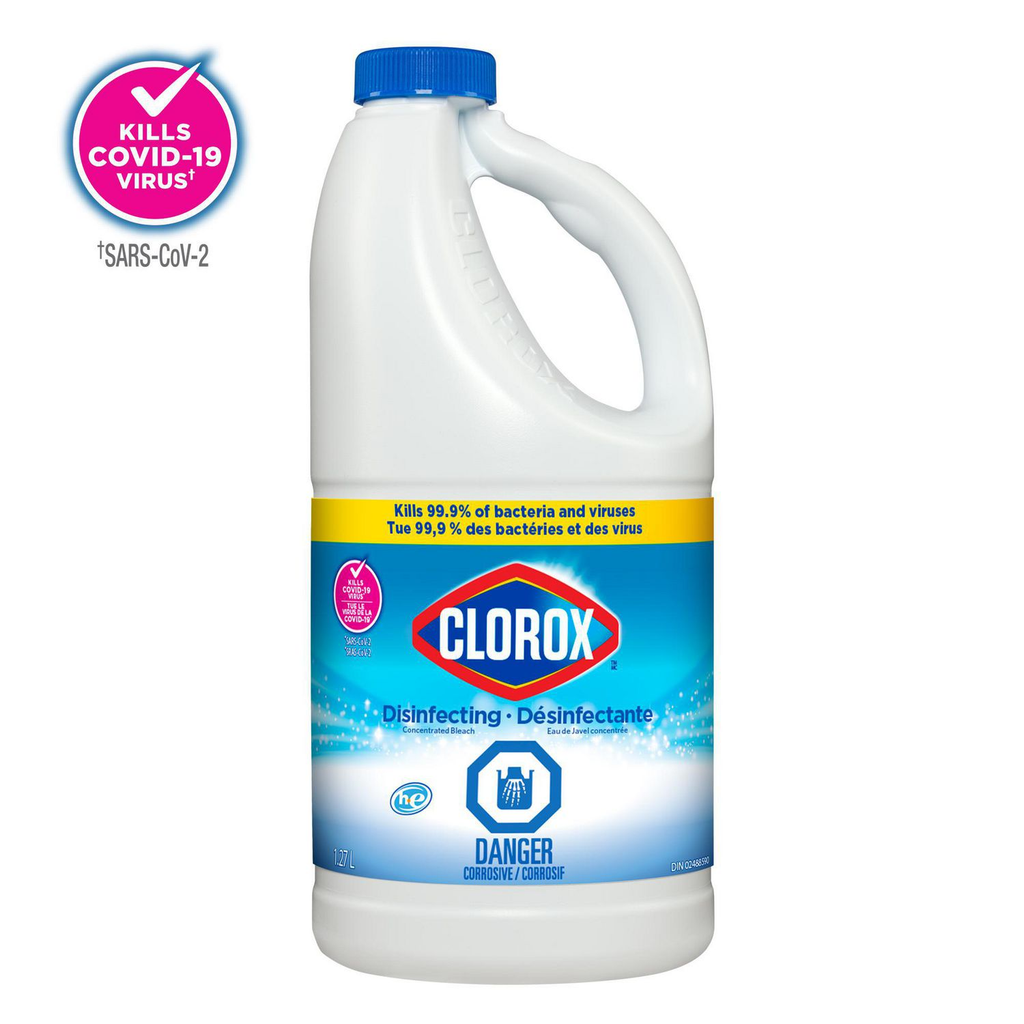 Clorox Liquid Bleach -  Disinfecting ( 6 -1.27 L) (jit) - Pantree Food Service