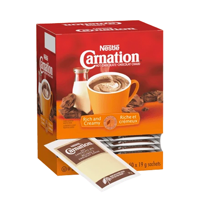 Carnation Hot Chocolate Small (50-19 g (Envelopes)) - Pantree Food Service