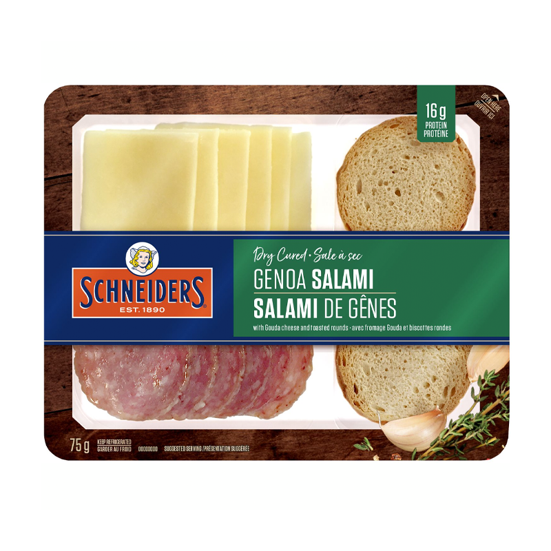Schneiders Snack Kit - Genoa Salami (Refrigerated) ( 12-75 g) - Pantree Food Service