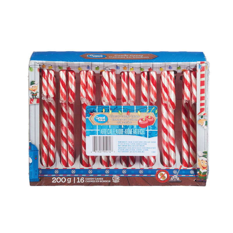 Peppermint Candy Canes (16ct) - Pantree Food Service